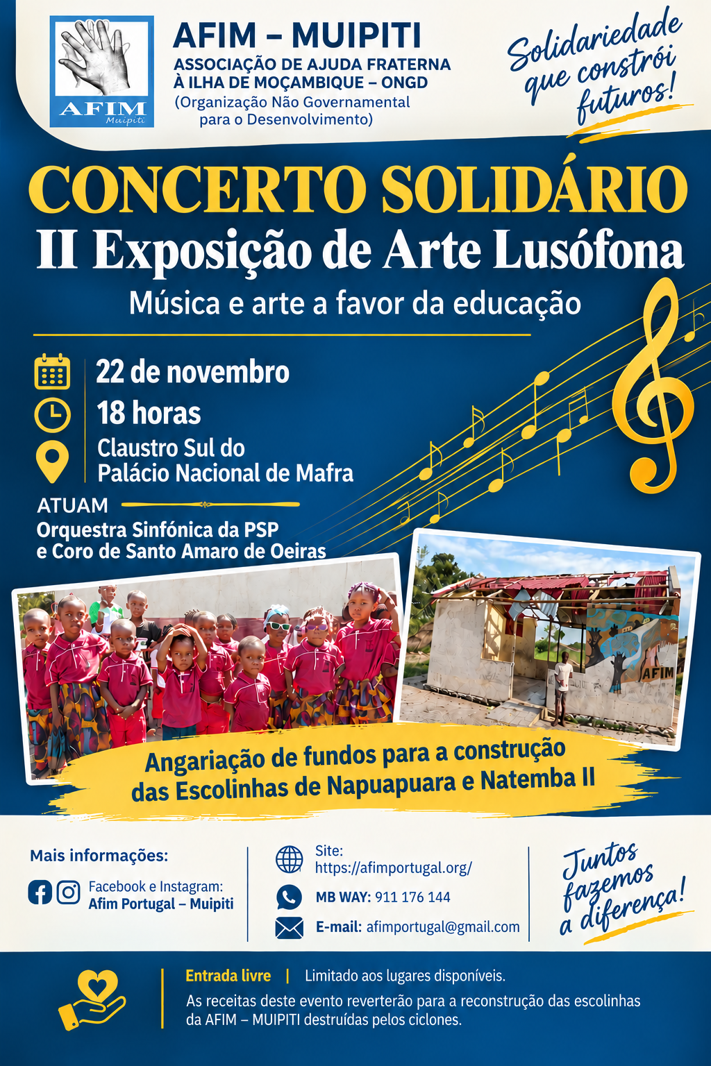 2026_Cartaz Concerto Solidário e Expo Arte Lusofona